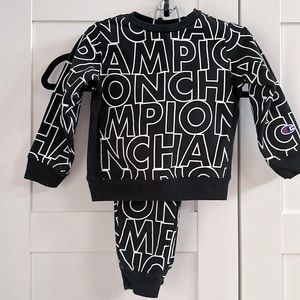Champion 2-Piece Sweatsuit, SZ 3T